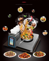 Machine de cuisson automatique Machine à riz frit intelligente Restaurant de cantine Robot de cuisson Mélangeur de pâtes chaudes épicées