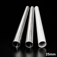 Tuyaux de stores en acier galvanisé 17 mm 25 mm 38 mm pour stores enrouleurs et stores zébrés, longueur personnalisée