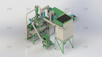 Vente chaude Pcb Board Machine de recyclage Machine de recyclage E Déchets Pcb Ligne de recyclage