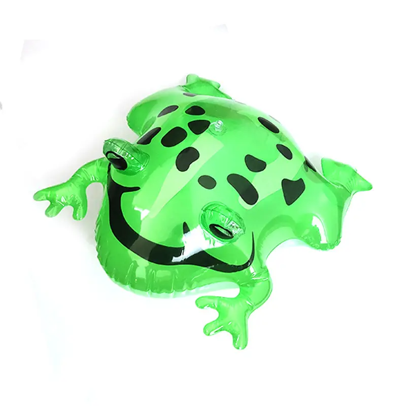 Jouets gonflables mignons de grenouille avec la corde élastique pour des cadeaux d'enfants décorations de fête