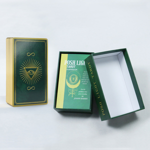 Mazzo <span class=keywords><strong>di</strong></span> <span class=keywords><strong>carte</strong></span> dei <span class=keywords><strong>tarocchi</strong></span> <span class=keywords><strong>con</strong></span> bordo d'oro <span class=keywords><strong>di</strong></span> lusso <span class=keywords><strong>con</strong></span> Design originale colorato in lamina d'oro carta dei <span class=keywords><strong>tarocchi</strong></span> <span class=keywords><strong>con</strong></span> <span class=keywords><strong>gioco</strong></span> <span class=keywords><strong>di</strong></span> divinazione della guida - Product Image 3