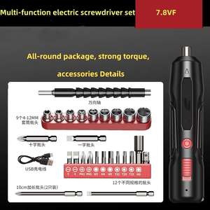Ensemble de tournevis électriques OEM multifonction rechargeables avec embouts de perçage pour usage industriel, étui rigide - Product Image 5