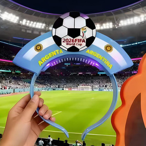 Diademas Luminosas con Banderas Nacionales <span class=keywords><strong>de</strong></span> EE. UU., Canadá y México para la Copa <span class=keywords><strong>Mundial</strong></span> <span class=keywords><strong>de</strong></span> Fútbol 2026, Artículos para Fanáticos <span class=keywords><strong>de</strong></span> Clubes y Equipos - Product Image 3