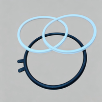 Joint d'étanchéité en PTFE enveloppé d'acier inoxydable, revêtement composite pour machines minières résistant au vieillissement, sur mesure, fourni directement