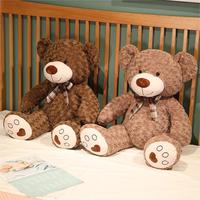 Boneka Beruang Teddy Kustom Berkualitas Tinggi dengan Lapisan Jala Bahan Lembut Pereda Stres untuk Ulang Tahun & Hadiah OEM/ODM MOQ Rendah