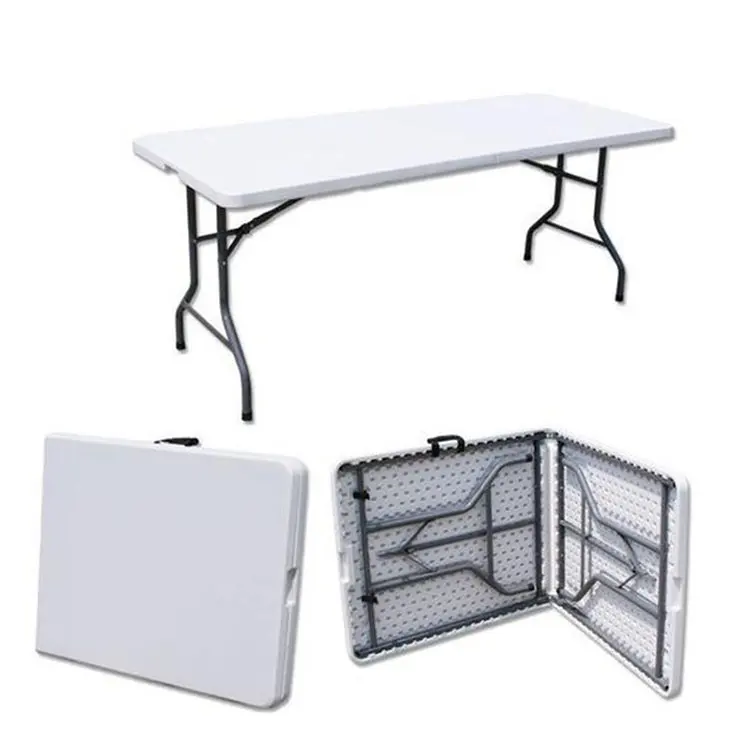 6ft Folding Table Mesas Plegables Para Eventos 8ft Folding Table Events Garden Plastic Outdoor 6 Foot Bedroom Furniture Foldable