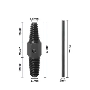 합금 수도꼭지 깨진 스레드 추출기 범용 나사 깨진 물 파이프 역나사 탭 추출기 탭 깨진 와이어 추출기