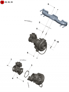 Válvula de Escape para Motores Cummins QSG ISG 3697765 5667524 - Product Image 2