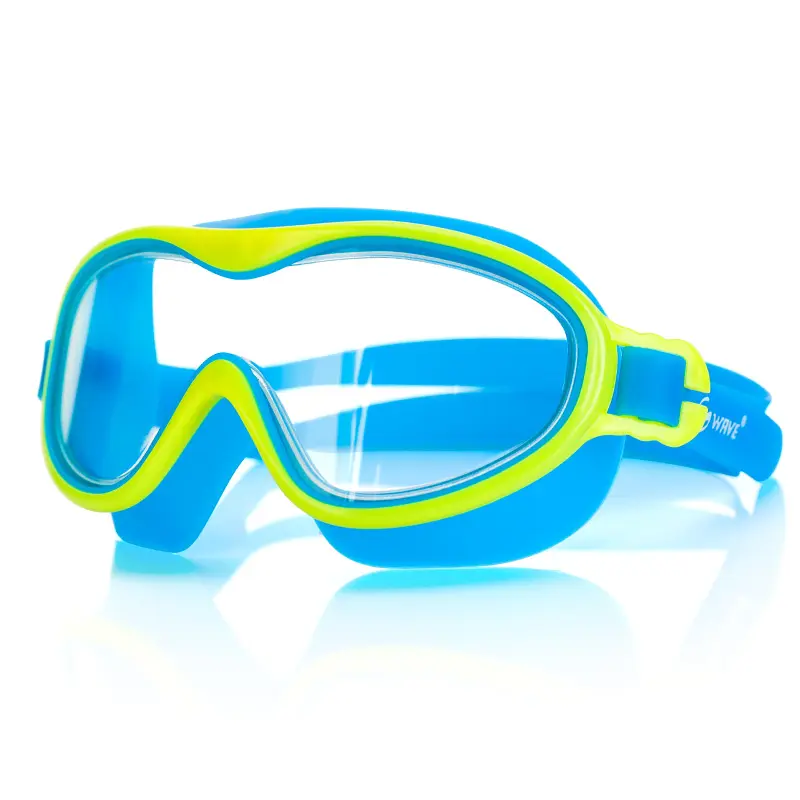 Óculos de natação para crianças, óculos anti-embaçamento de armação grande para mergulho