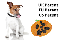 Tête de citrouille Halloween chien lécher tapis Silicone animal de compagnie mangeoire lente chat lécher tapis avec ventouses