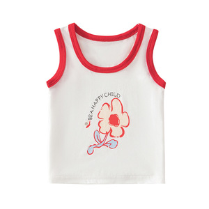 Débardeur sans manches en modal pour bébé, imprimé dessin animé, pour filles, vêtements d'été - Product Image 5