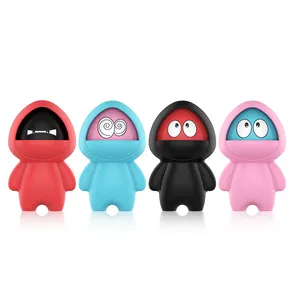 EE596 Office Decompression Figure Face Masked Man Spinning Toys Show Your Mood Emotional Face Changing Stress Relief Fidget Toy