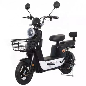 Vélo électrique pas cher, scooter électrique 350W avec verrouillage du moteur, cadre en acier, vélo électrique deux places pour adulte - Product Image 1