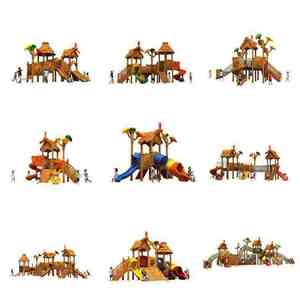 Parque Infantil Comercial para Niños al Aire Libre, Equipo de Juegos Redondo para Niños, Tobogán para Niños al Aire Libre - Product Image 3