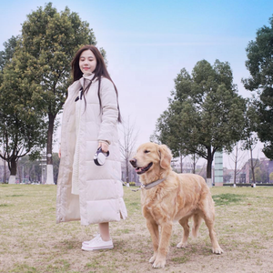 Grosir Kualitas Tinggi Tali Anjing Dapat Ditarik Daur Ulang Otomatis 5M dengan Dispenser Kotoran Anjing dan Senter - Product Image 6