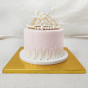 4/6/8/10/12/14 Zoll 13mm dickes rundes Quadrat <span class=keywords><strong>Gold</strong></span> Silber Bodenplatte Kuchen Trommel Dessert Backen Displays Tablett Papier Kuchen brett - Product Image 2