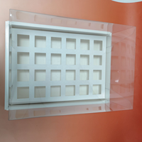 XJH vente en gros tasse cadeau de boîte à gâteau blanche, emballage de boîte à cupcake blanche, boîtes à dessert à couverture transparente avec couvercle transparent