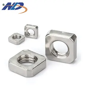 NLD OEM High Quality Standard M12 Carbon Steel zine plated Galvanized Square Nut