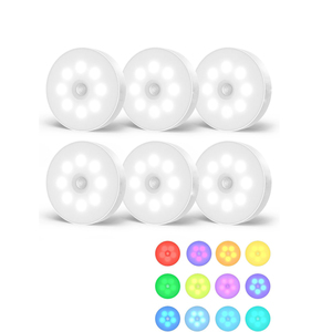 Modern RGB LED Under Cabinet <b>Light</b> with Remote Control Battery Powered Dimmable Touch Control Under Counter Lighting - Product Image 1