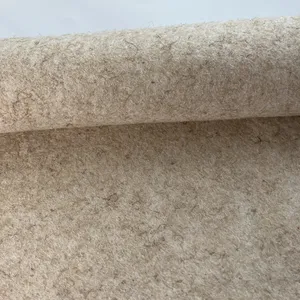 Custom Compostable Biodegradable Colored Banana Fiber Cloth Tree Fiber Hair Nonwoven Felt Stem Fiber Silk Plant Fibre Cloth