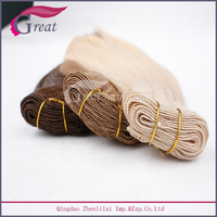 Extensions de cheveux russes 100% naturels Remy, lisses, teints, 25g, avec pointes épaisses, invisibles, pouvant être coupées