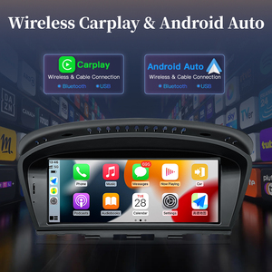 Radio para coche STWEI de 8.8 pulgadas con sistema Android para BMW E60 E61 2009-2010, sistema CIC, CarPlay inalámbrico, GPS, 6+64GB - Product Image 4