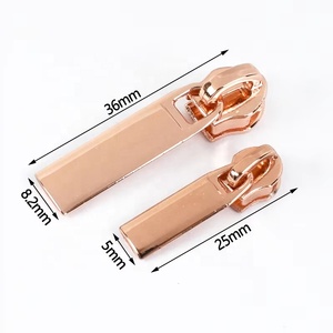 MeeTee Đầu Khóa Kéo Hợp Kim ZT148 #5 Phụ Kiện Hành Lý Đầu Khóa Kéo Túi Xách Cho Khóa Kéo Nylon Áo Khoác Khóa Kéo May Vá - Product Image 2