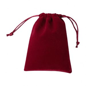 Pochette en coton avec cordon de serrage pour bijoux, logo en relief, sac anti-poussière doux pour emballage de bijoux et cadeaux, vente en gros - Product Image 4