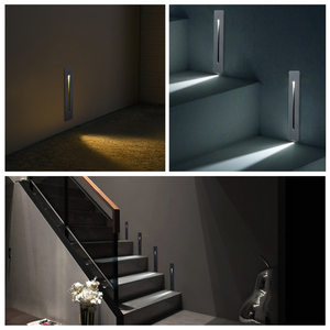 <span class=keywords><strong>Applique</strong></span> <span class=keywords><strong>murale</strong></span> Led encastrée, en aluminium, de luxe, 3W, modèle moderne, éclairage <span class=keywords><strong>d</strong></span>'<span class=keywords><strong>angle</strong></span>, pour escaliers, lampe de marche ou <span class=keywords><strong>d</strong></span>'intérieur, IP20 - Product Image 6