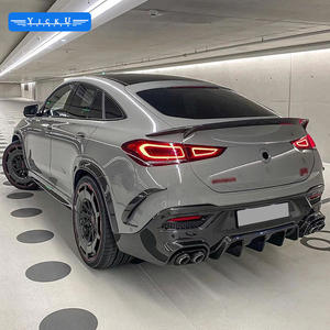 Brabu s Rocket 900 Style bodykit becquets à lèvre avant en fibre de carbone pour <span class=keywords><strong>Mercedes</strong></span> Benz GLE450 GLE53 GLE63 Coupé SUV - Product Image 3
