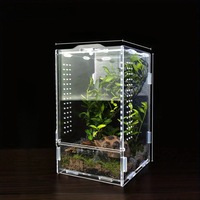 Terrarium en acrylique transparent pour la reproduction et l'exposition de petits animaux