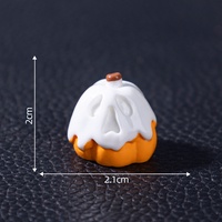 Figurines mignonnes de citrouille et de fantôme pour Halloween, accessoires de décoration DIY, mini-micro-paysages, artisanat en résine peinte
