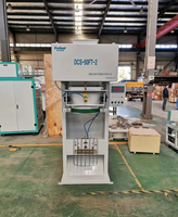 Machine d'ensachage Ewinall DCS-100FA1 50-100 kg pour riz, blé et céréales avec trois capteurs, studio fermé et convoyeur à levage automatique
