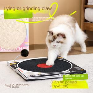 Jukebox pour chat, griffoir mural vertical résistant à l'usure et aux éclats, anti-insectes, anti-rayures, pour affûter les griffes du chat - Product Image 4