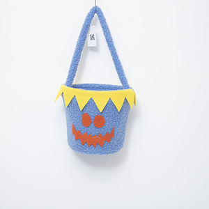 Sac à bonbons unisexe Halloween Citrouille Sorcière Design Tissu <span class=keywords><strong>Maternelle</strong></span> Scène Disposition Sac cadeau pour enfants - Product Image 4