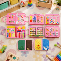 Keçe Sessiz Kitap Meşguliyet Kitabı, Yeni Yürümeye Başlayan Çocuklar İçin Montessori Erken Öğrenme Duyusal Aktivite Kitabı Eğitici Oyuncaklar Çocuklar İçin İnce Motor Becerileri Geliştirici