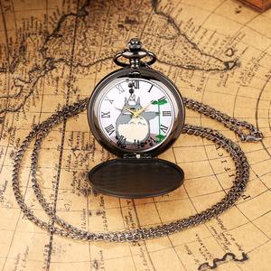 Reçine sanat epoksi Totoro tasarım kolye saatler Cosplay japonya <span class=keywords><strong>Anime</strong></span> antik cep saati boy öğrenci hediyeler çocuk hediyeler için - Product Image 6