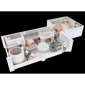 Ngọt Ngào điều trị theo chủ đề sân chơi trong nhà cho trẻ em đa chức năng lâu đài cát hố hố bóng trong suốt đoạn theo chủ đề kịch bản - Product Image 1