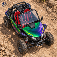 Kart tout-terrain personnalisé 2 places avec cage de sécurité et pneus à crampons profonds pour les dunes de sable et les pistes de loisirs