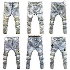 George Strait Jeans vintage Cowboy Cut Original Fit Stonewashed Print pour hommes pour les saisons printemps, été, automne et hiver - Product Image 1