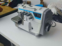 Nouvelle machine à coudre surjeteuse industrielle Jack E5 à entraînement direct, épaisseur réglable, 3 fils, 4 fils, 5 fils