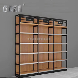 High-Endซูเปอร์มาร์เก็ตติดผนังชั้นวางจอแสดงผลไม้ที่มีตู้ตั้งพื้น - Product Image 5