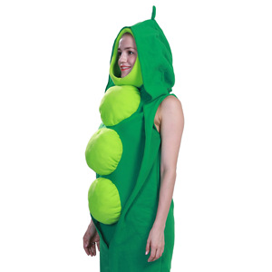 Costumi Cosplay di carnevale di Halloween femminile divertente cibo vestito pisello vegetale costumi di Halloween per le <span class=keywords><strong>donne</strong></span> - Product Image 4