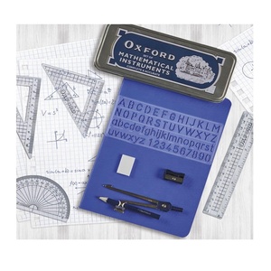 2025 <strong>Oxford</strong> Geometry Box <strong>Math</strong> <strong>Set</strong> with Professional Metal Storage Tin New Geometry <strong>Sets</strong> - Product Image 6