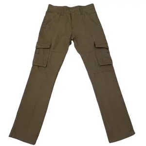 กางเกงคาร์โก้มีซิปผ้าคอตตอนสำหรับผู้ชาย,กางเกงคาร์โก้กระเป๋าสีกากี6กางเกงแนวสตรีท2022สั่งได้ตามต้องการ