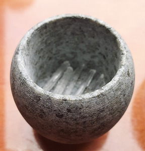 Coppa in <span class=keywords><strong>Pietra</strong></span> <span class=keywords><strong>Ollare</strong></span> per il <span class=keywords><strong>Forno</strong></span> della Sauna - Product Image 1