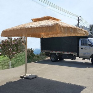 Sombrilla de Paja Artificial para Exteriores, Sombrilla de Playa, Sombrilla de Paja para Jardín, Sombrilla de Hierba para Granja - Product Image 3