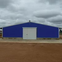 Structure en acier préfabriquée commerciale de conception moderne à faible coût hangar pour bâtiment d'atelier de ferme