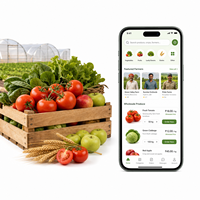 Aplicación de Comercio Agrícola Inteligente para IOS y Android con Lista de Productos y Precios al por Mayor, LionCreate