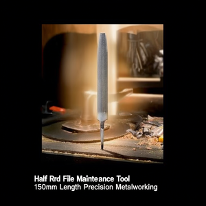 Half Round <b>File</b> Maintenance Tool 150mm Length Precision Metalworking - Product Image 3